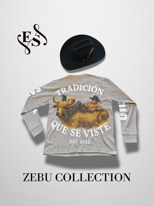 Zebu Collection Long Sleeve Shirt (Gray)