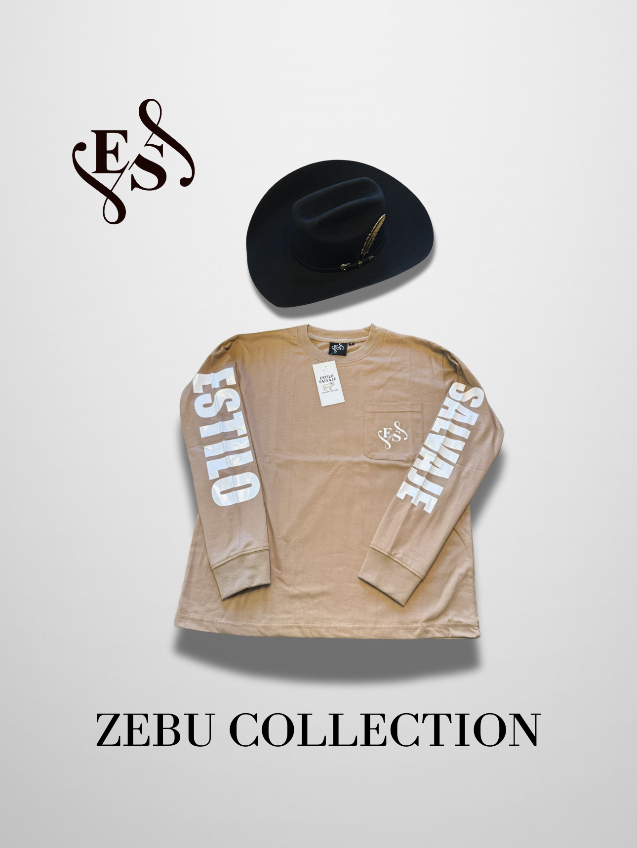 Zebu Collection Long Sleeve Shirt (Beige)